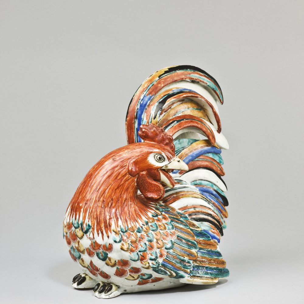 A pair of imari porcelain roosters - A & J Speelman Oriental Art ...